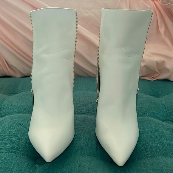 Michael Kors size 6 white high heel booties. Never worn. - Picture 2 of 4